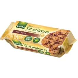   Gullón Chip Choco - bezcukrový keks s kúsok čokolády, 125 g