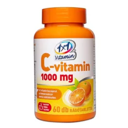   1x1 Vitamin Vitamín C 1000 mg žuvacie tablety s príchuťou pomaranča  (60 db)