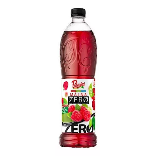  Pölöskei sirup, ZERO, s príchuťou maliny, 1 liter