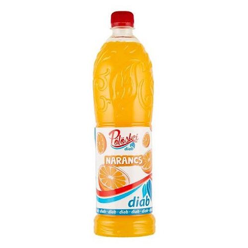 Pölöskei sirup, diabetický, s príchuťou pomaranča, 1 liter.