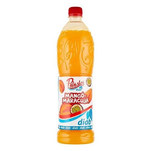 Pölöskei sirup, diabetický, s príchuťou manga-maracuyá, 1 liter.
