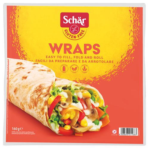 Schar Wraps, bezlepkové, bezlaktózové (2 ks) 160 g