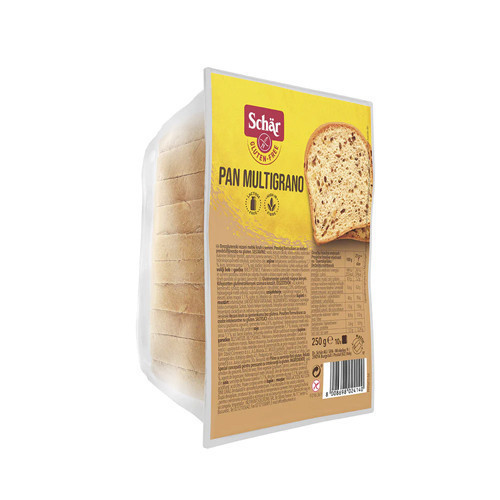 Schar Pan Multigrano chlieb, bezlepkový, bezlaktózový, 250 g.