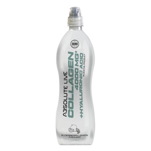 Absolute Live, Kolagén + Hyalurónová kyselina, nápoj s príchuťou bazy a citróna, 900 ml.