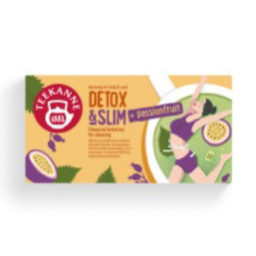 Teekanne, HBS Detox Slim Passionfruit čaj na detoxikáciu, 32g