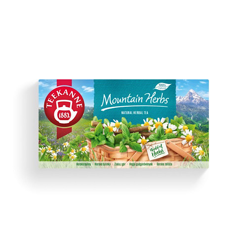 Teekanne, NHT, Mountain Herbs, Bylinná čajová zmes v horách, 36g