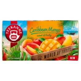   Teekanne, WOF Caribbean, Ovocný čaj s mangovou príchuťou, 45g
