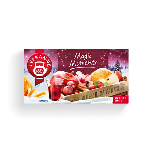 Teekanne, WOF Magic Moments, čaj s oranžovou príchuťou a hrozienkami rumu, 50g