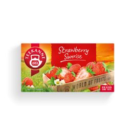 Teekanne, WOF, Strawberry Sunrise, jahodový čaj, 50g