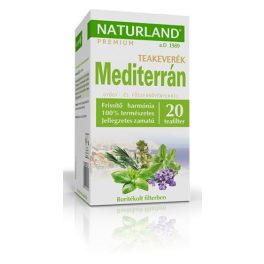   Naturland Mediterrán gyógy- és fűszernövény teakeverék 20x1,5 g