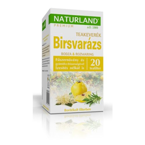 Naturland Birsvarázs teakeverék 20x1,5 g