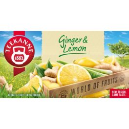   Teekanne Word of Fruit Ginger Lemon gyömbéres citromos tea, 35 g