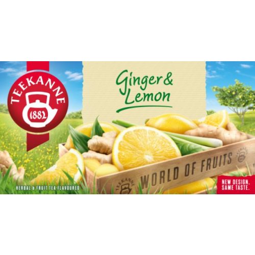 Teekanne Word of Fruit Ginger Lemon gyömbéres citromos tea, 35 g