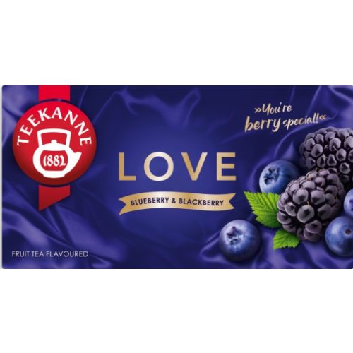 Teekanne Word of Fruit  LOVE Blueberry Blackberry Áfonya-Szeder tea, 45 g