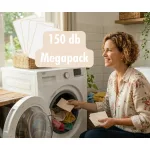 SensEco Deluxe sheets-lapmosószer ILLATMENTES 150 db Megapack