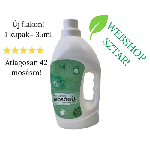 SensEco Green&Budget mosógél, 1 500 ml